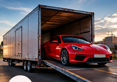 Enclosed vehicle transport